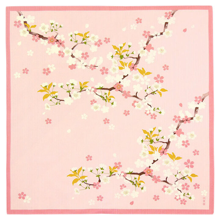 Buy Japanese Sakura Pink Shukuzakura Furoshiki Katachiware