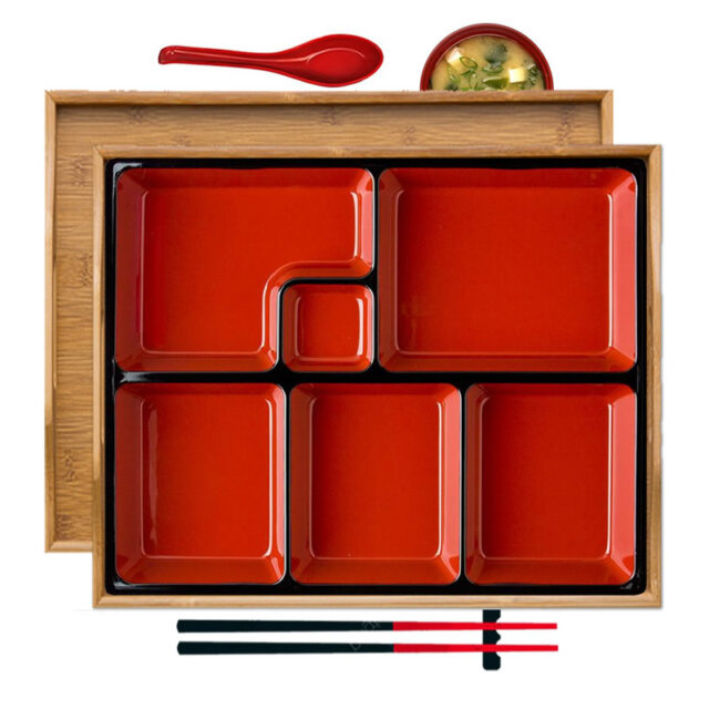 Bamboo Bento Box Set