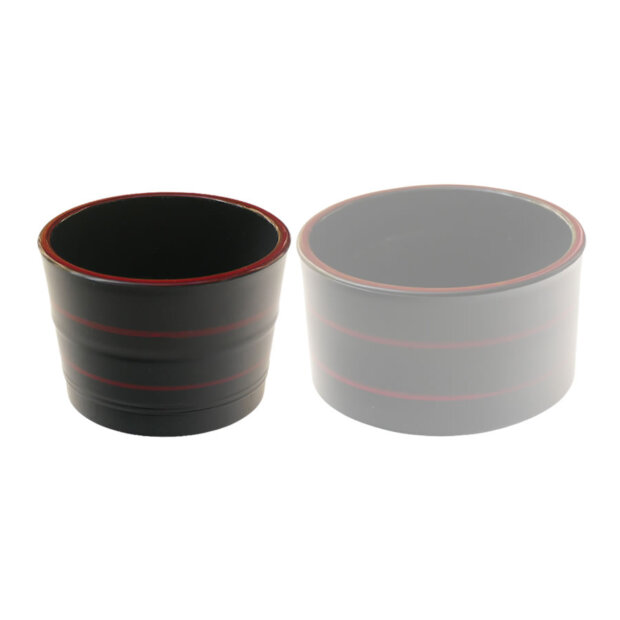 Large Miso Soup Bowl With Lid (Red & Black) Made In Japan