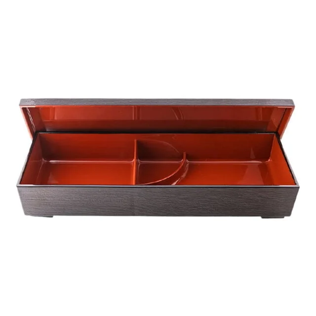 Long 2 Compartment Bento Box & Lid