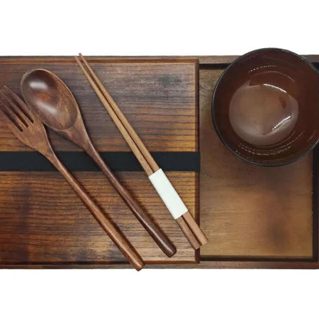 Wooden Bento Box Set