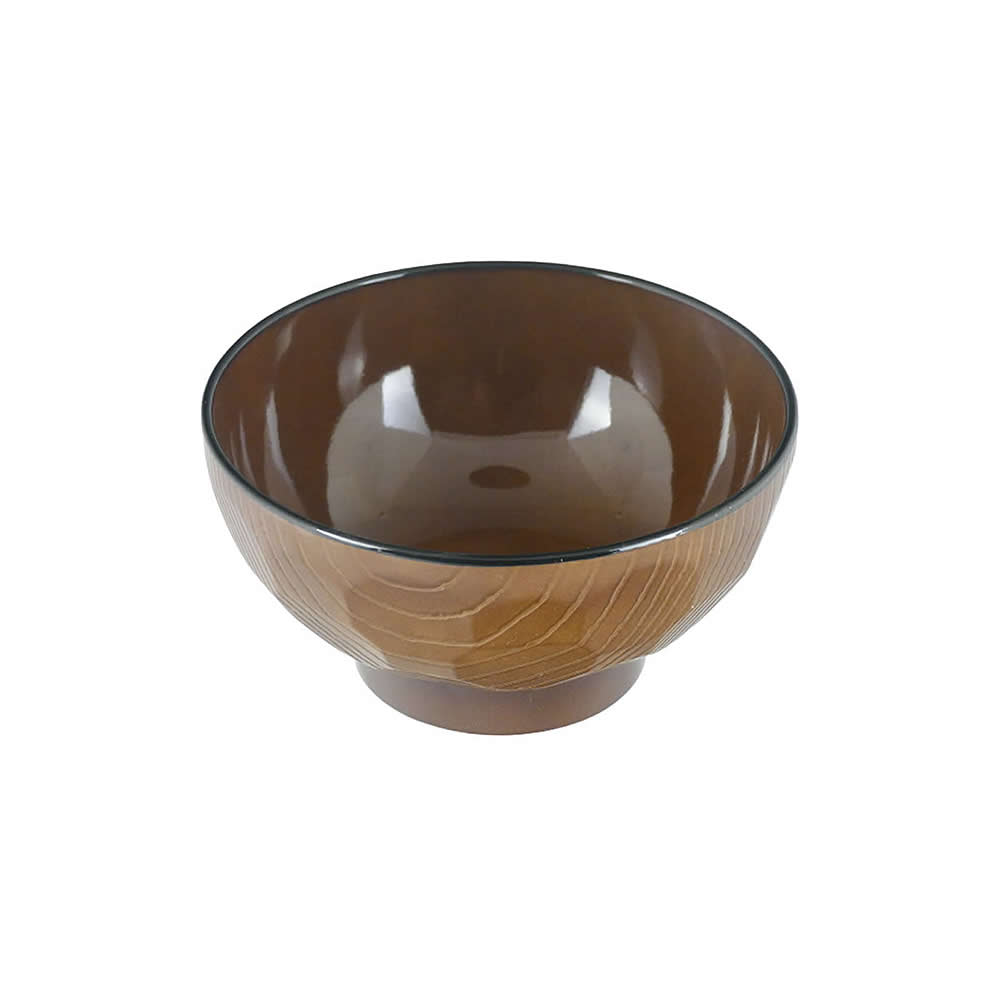 Kikkou Lacquered Wood Grain Bowl