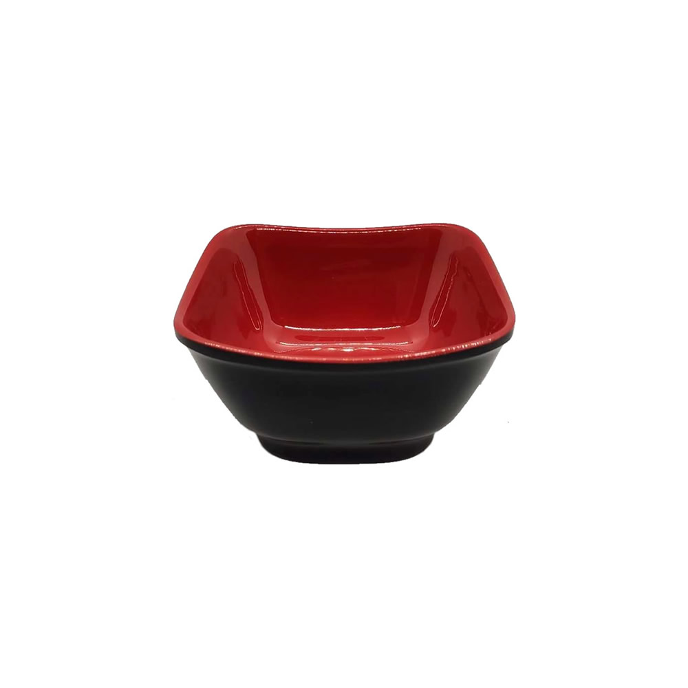 Red & Black Condiments Side Bowls