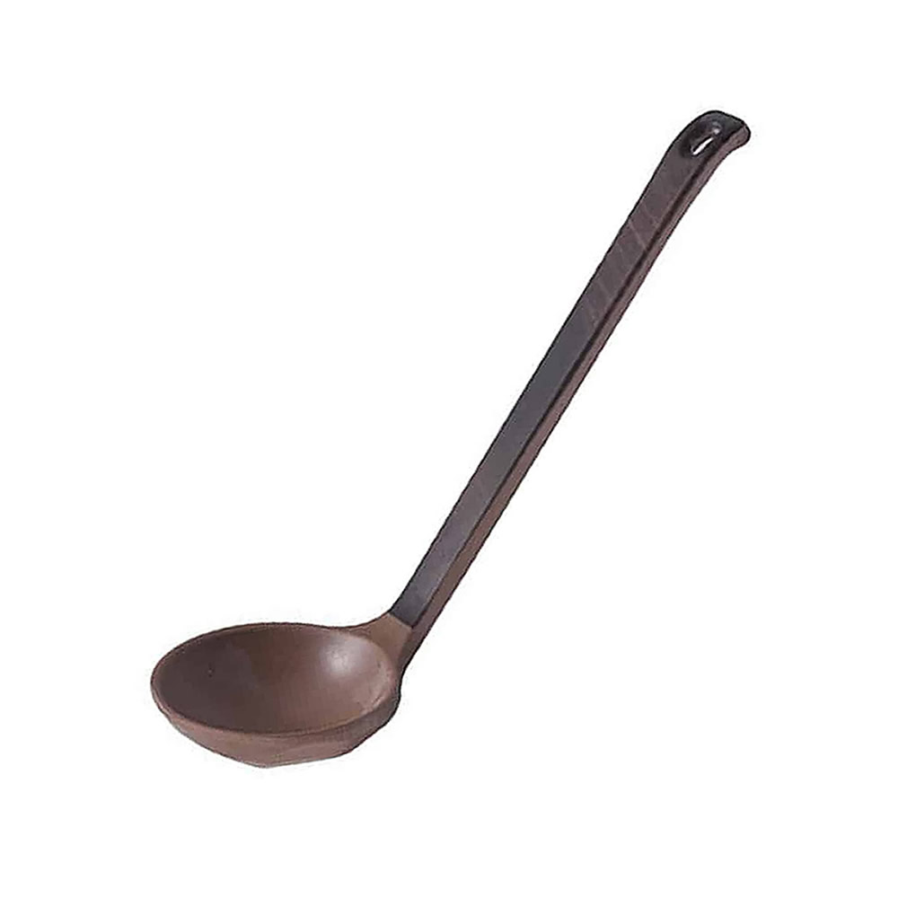 Brown Long Handle Ramen Spoon