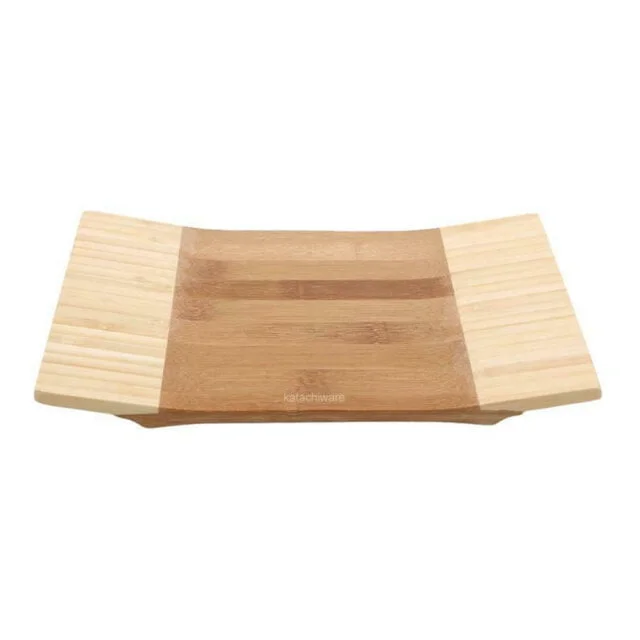 Large Curved Bamboo Sashimi Tray