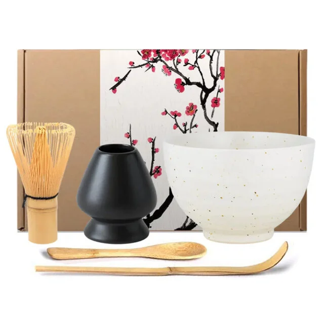 Stone White Matcha Tea Set