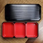 Traditional Three-Part Bento Box