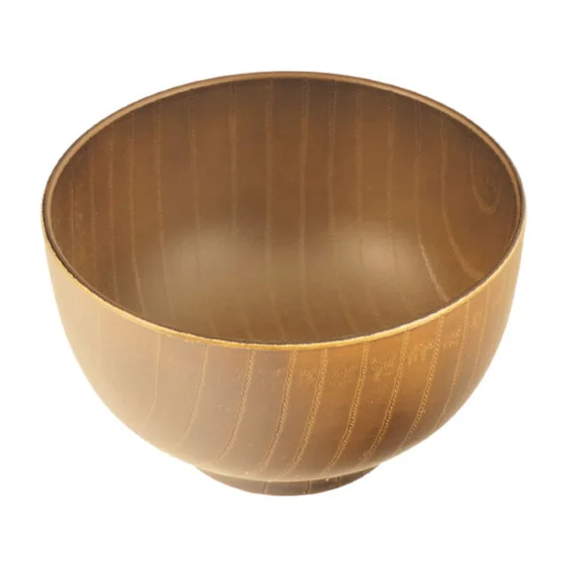 Brown Wood Grain Bowl Matt Finish