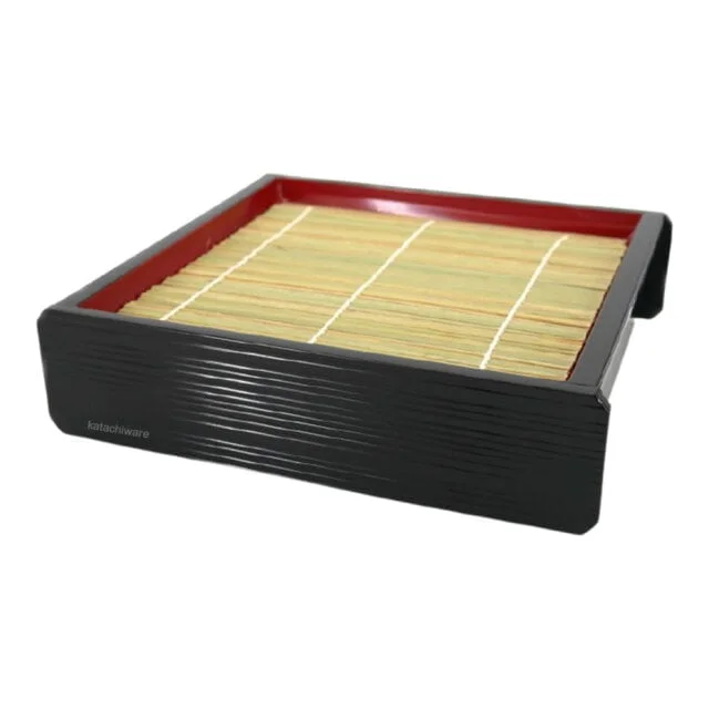 Japanese Noodles Tray & Bamboo Mat