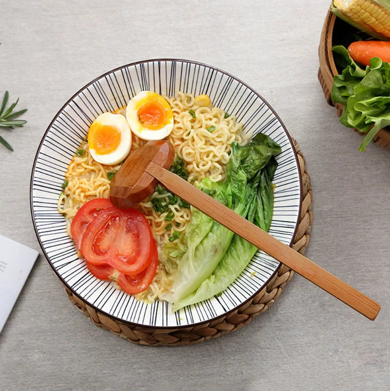 Long Handle Ramen Wooden Spoon