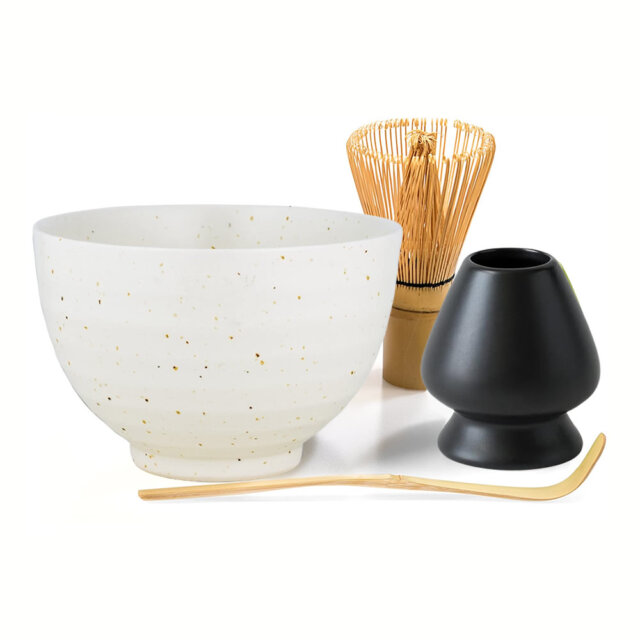 Matcha Bowl  Elegant White Chawan for Perfect Matcha Whisking