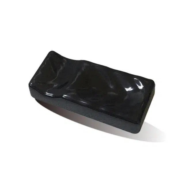 Black Melamine Chopstick & Spoon Rest