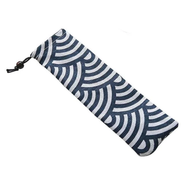 Seigaiha (Blue Ocean Wave) Chopstick Pouch