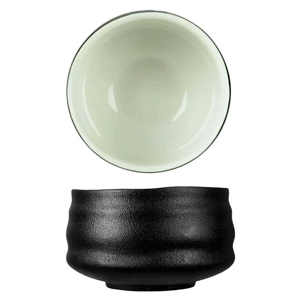 Black Matcha Tea Set Bowl