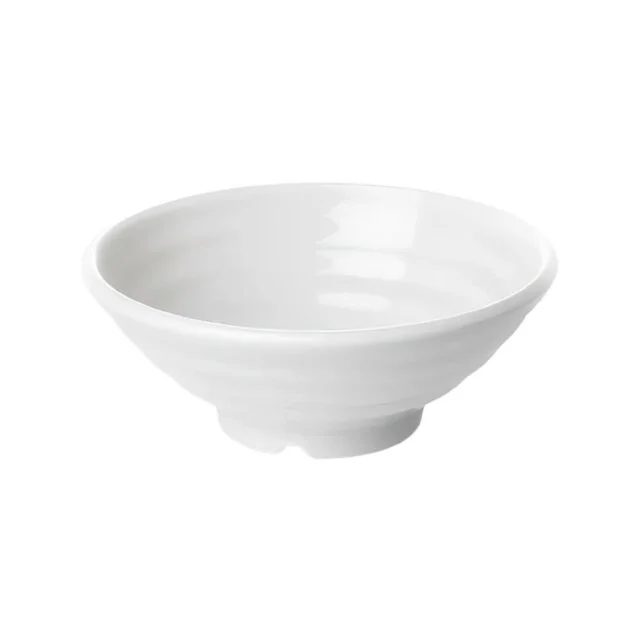 Medium White Melamine Noodle Bowl