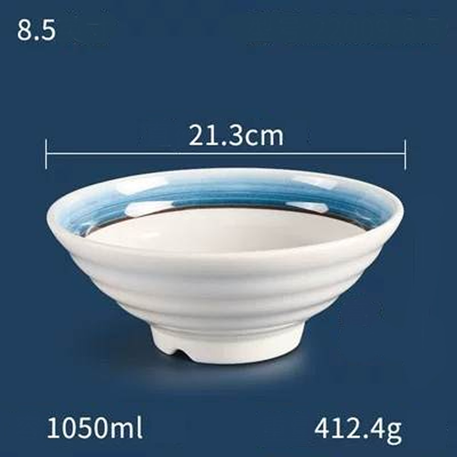 Blue Wave Ramen Bowl Set