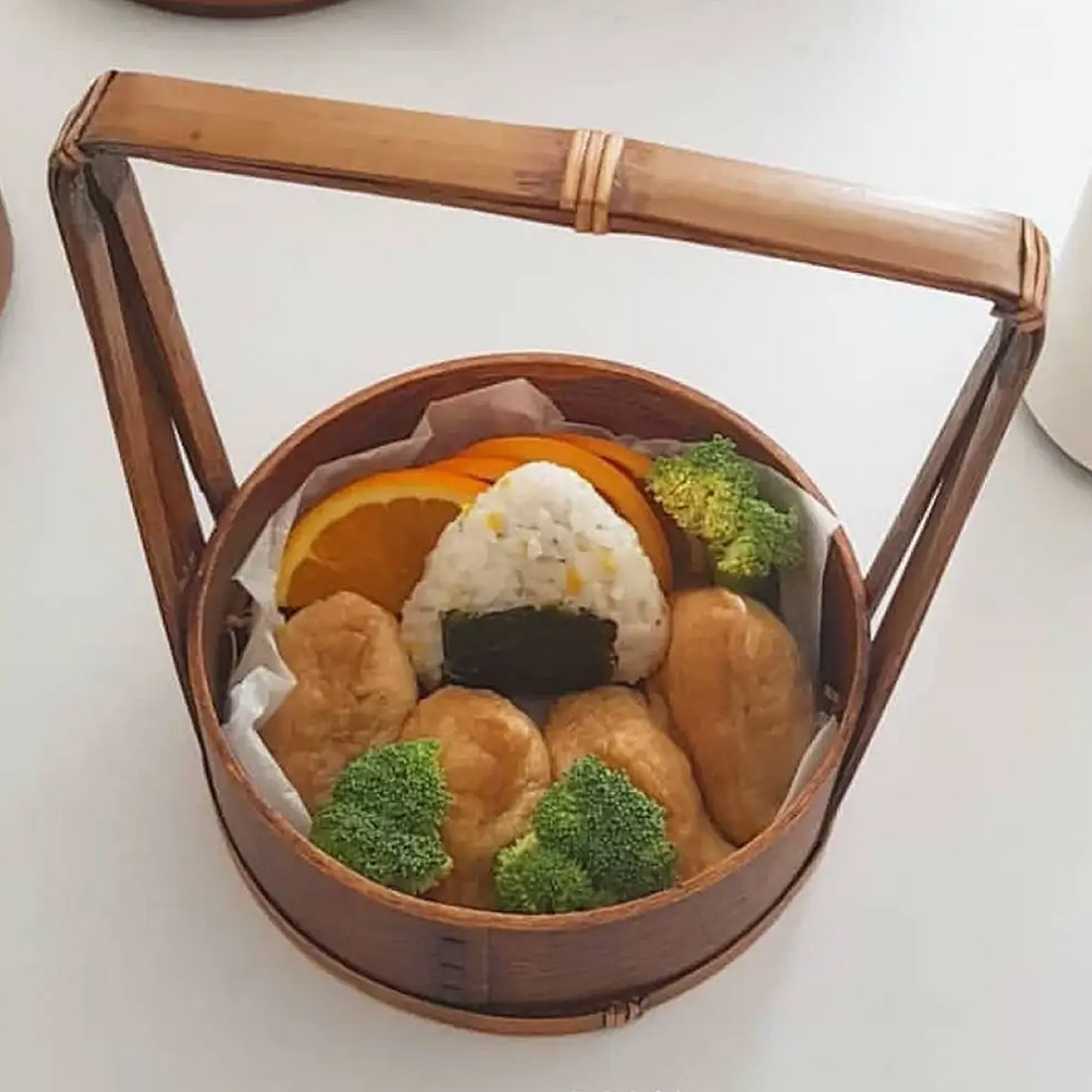 Two Tier Jubako Bento With Food