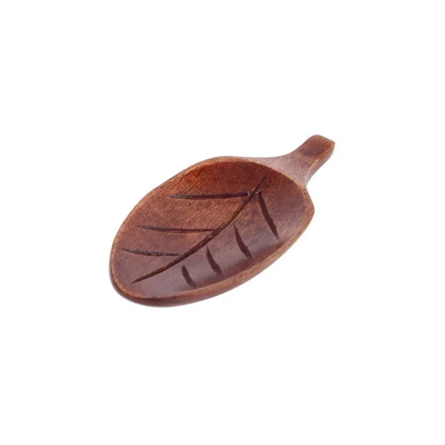 Wooden Leaf Chopstick Rest