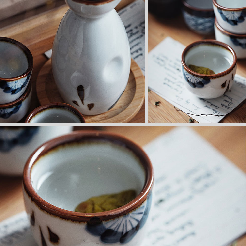 Ceramic Furōraru Sake Set Details