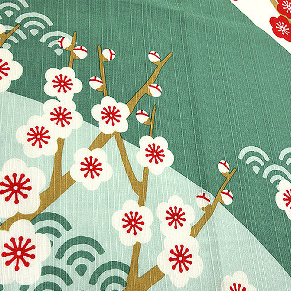 Japanese Obu Umemi Fuji Furoshiki Detailed