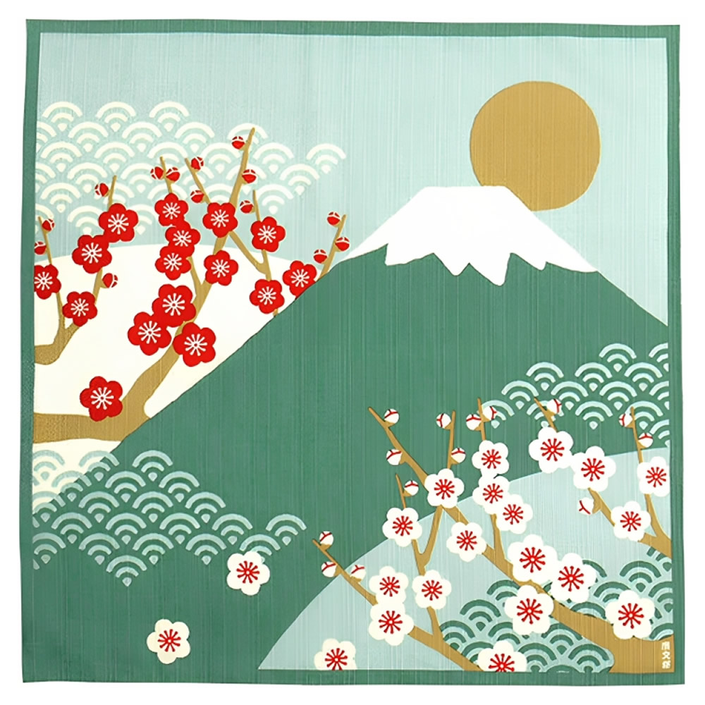 Japanese Obu Umemi Fuji Furoshiki