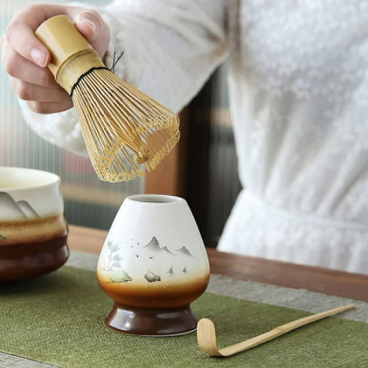 Buy Japanese Fūkei Traditional Matcha Set Katachiware