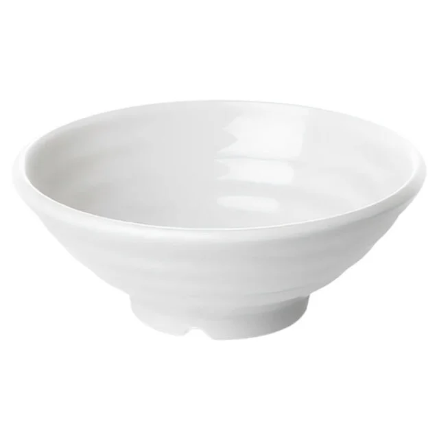 Extra Large White Melamine Noodle Bowl