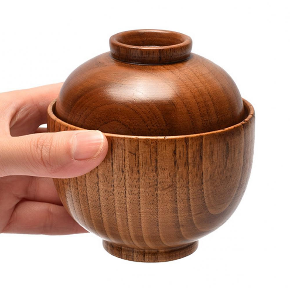 Wood Miso Bowl & Lid