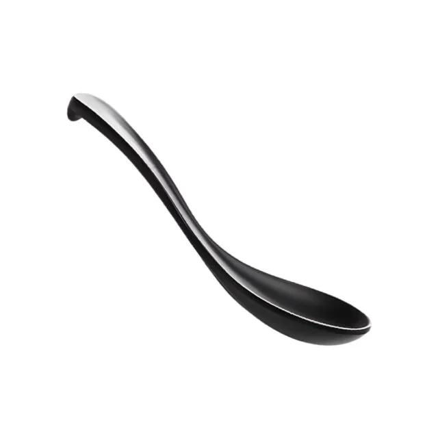 Matte Black Soup Spoon