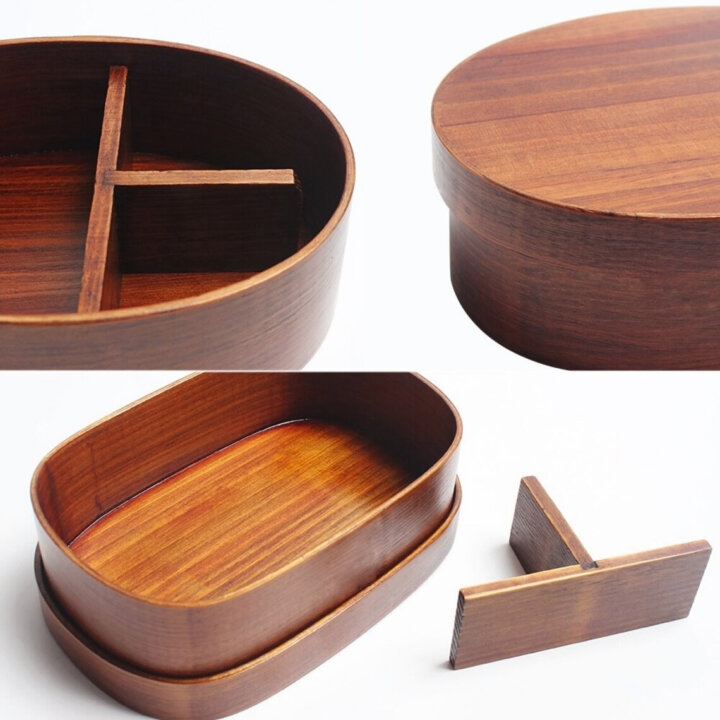 Buy Willow Wood Oval Bento Box Set | Katachiware