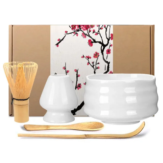 Gloss White Ceremonial Matcha Tea Set