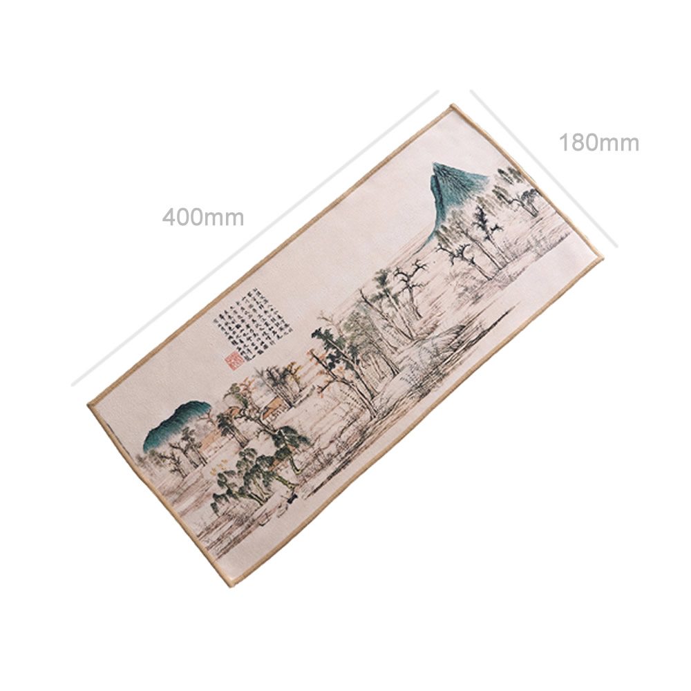 Ukiyo-E Style Matcha Tea Cloth Dimensions