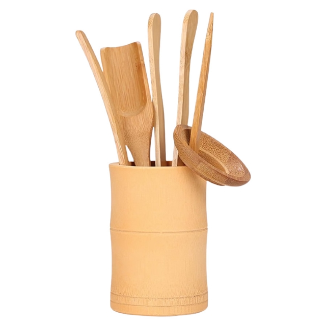 Bamboo Tea Utensils Set