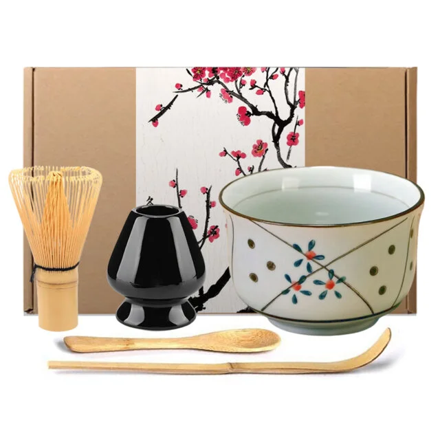 Spring Flowers Matcha Tea Set