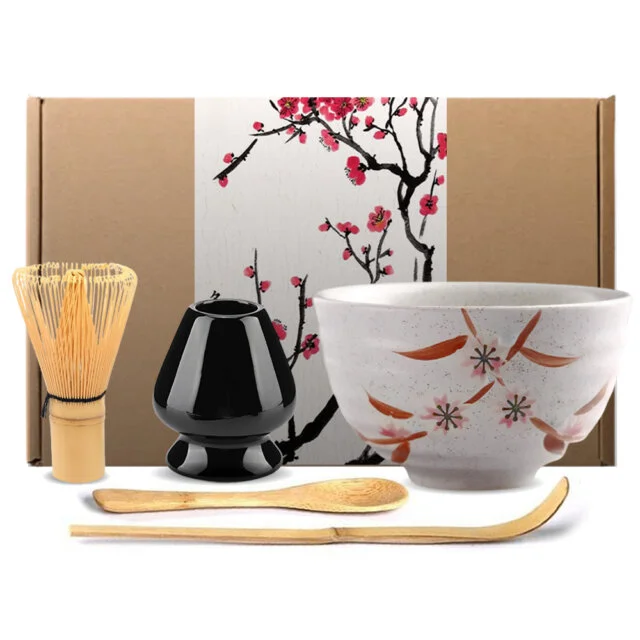 Autumn Leaves Matcha Tea Set & Accessories