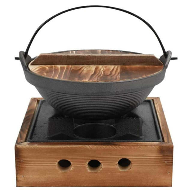 Sukiyaki Hot Pot & Wooden Lid