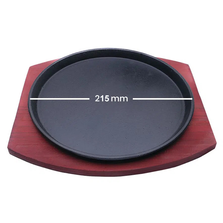 Round Cast Iron Sizzle Plate Dimensions