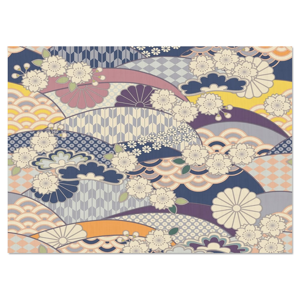 Japanese Kimono Wind Elements Placemat