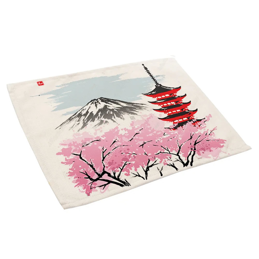 Mt Fuji In Spring Cloth Placemat