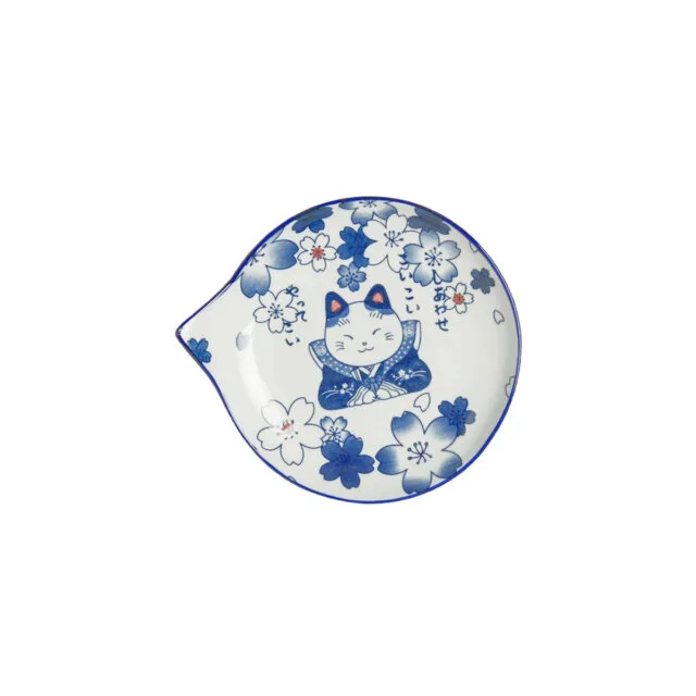 Cute Neko Teardrop Side Dish