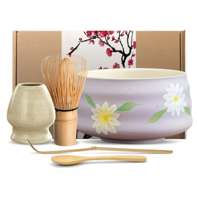 Hand Painted Haru no Hana Matcha Set