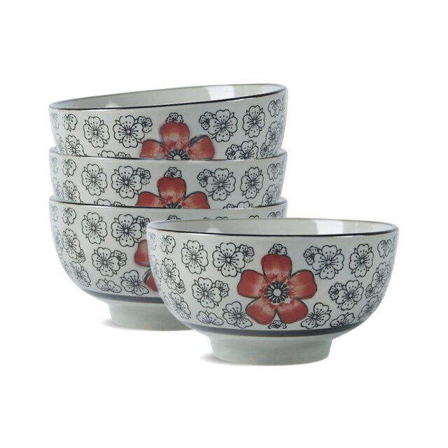 Spring Blossom Rice Bowl Set