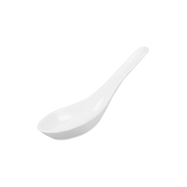 White Soup Spoon