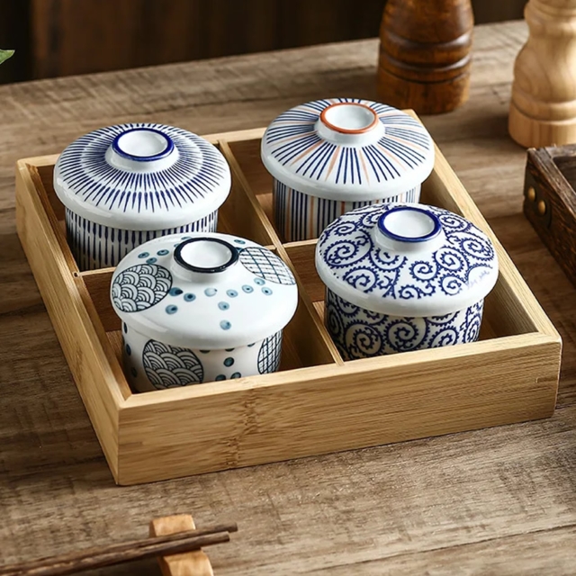 Chawanmushi Bowl Set & Tray