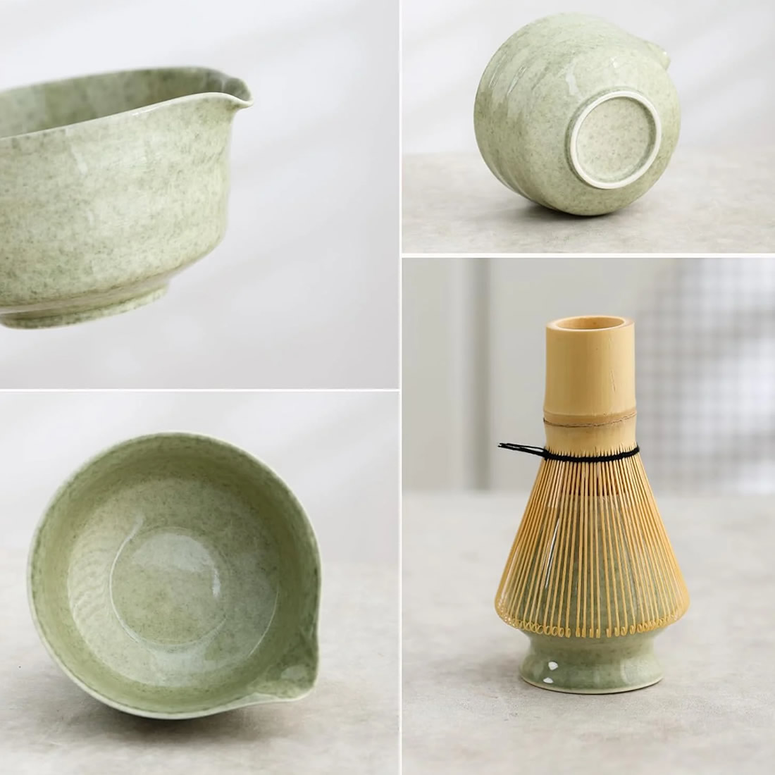 Shibui Matcha Tea Set Dimensions