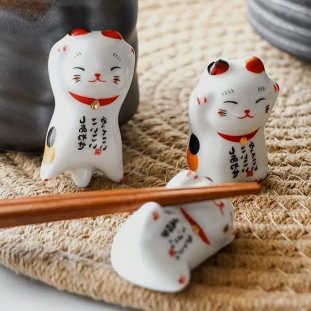 Cute Neko Chopstick Set