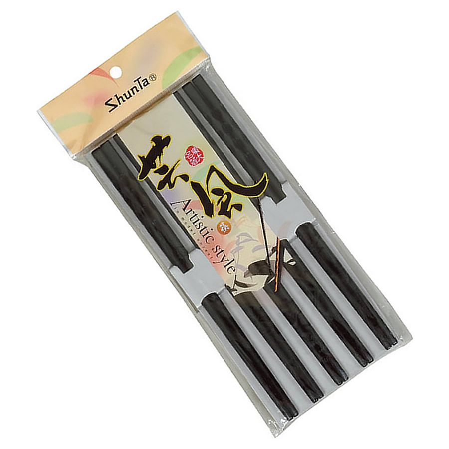 Black Chopsticks (Large) 10 Pairs