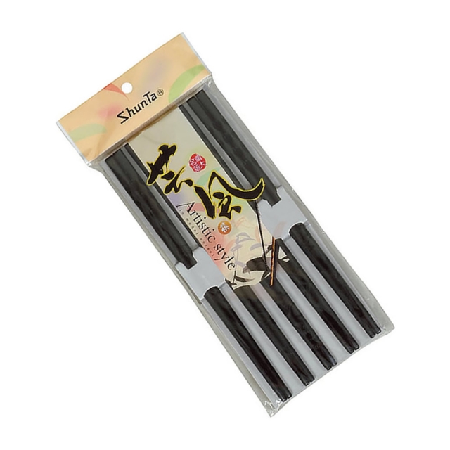 Black Chopsticks (Medium) 10 Pairs