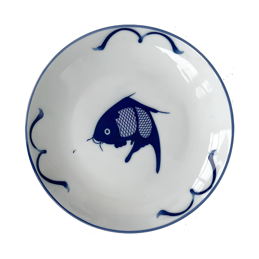 Blue Koi Carp Plate