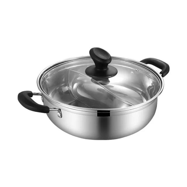 Hot Pot for Shabu Shabu with Divider - 32cm